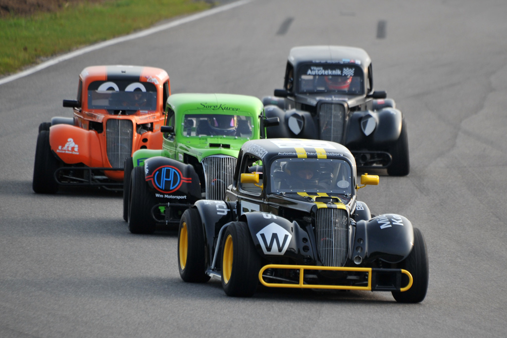 Der er altid tæt kamp om placeringerne i OK Legend Car Cuppen.